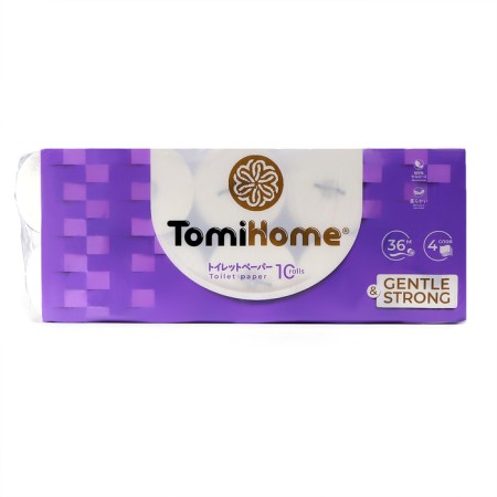 Tomihome toilet paper, 36 m, 4 layers, 10 rolls-6