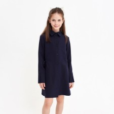 Dress for Minaku girl, blue color, height 128 cm