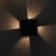 Facade lamp Arte Lamp Algol A1445al-4BK, LED, 4x1 W, 3x12x12 cm, 100 lm, black