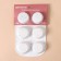 Konfinetta baking form “Figures. Circle ”, silicone, 28 × 18 × 3.5 cm, 6 cells (D = 7.8 cm), white color