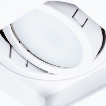 Pointed-built Lamp Simplex A6662PL-1wh, GU10, 10 W, 10.2x10.2x4.2 cm, white-2