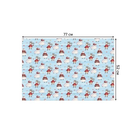 Bathroom mat “Once in the forest”, anti -slip, size 52x77 cm-1