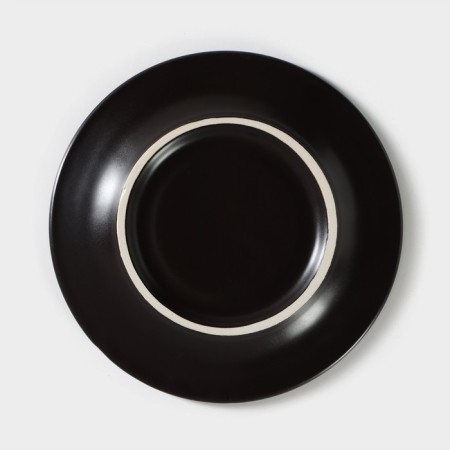 Smak Porcelain Universal Carbone, D = 15 cm, h = 2 cm, black color-3