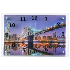 Carty clock is wall-mounted, interior 