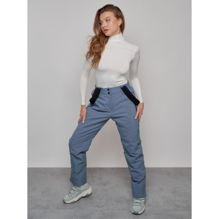 Semi -combinezone Ski Drapeted Women's, Size 48, Gray Color-13