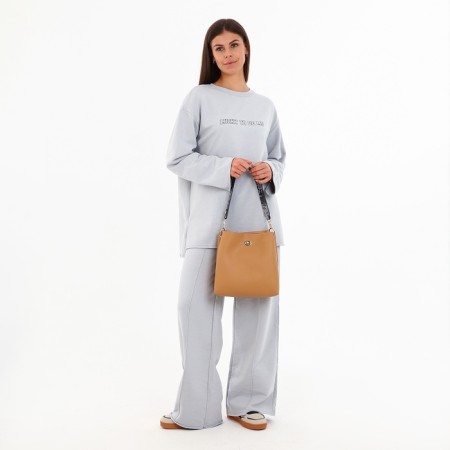 Cross-Bodi bag on fasteners, redhead color-10
