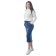 Female skirt, size 44, blue color