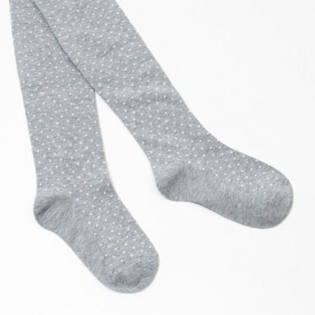Pantyhose children's "speck", color gray melange, height 116-122-1