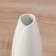 VAZA Ceramics "BELEN" 12.5x5 cm, white