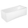 Bath screen frontal Cersanit Virgo/Intro/Zen 170x75 cm, white color