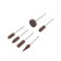 Polis Fit nozzles, rubber, medium grain, set of 6 pcs.
