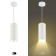 GX53 lamp, aluminum, white color+silver