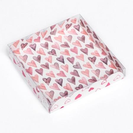 Cookie box, "love" 15 x 15 x 3