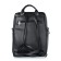 Youth backpack, artificial leather, 255x330x125 cm, black