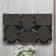 Photo frame plastic in 6 photos 10x15 cm "Stylish" silver 50.5x31 cm