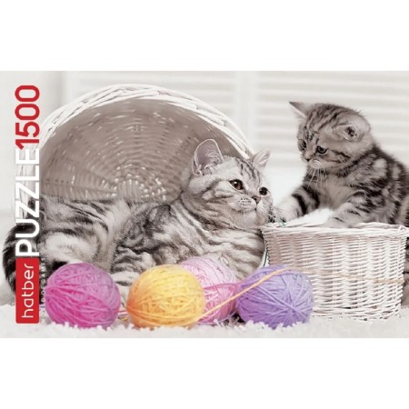Puzzle "kittens and glomeruli", 1,500 elements-1