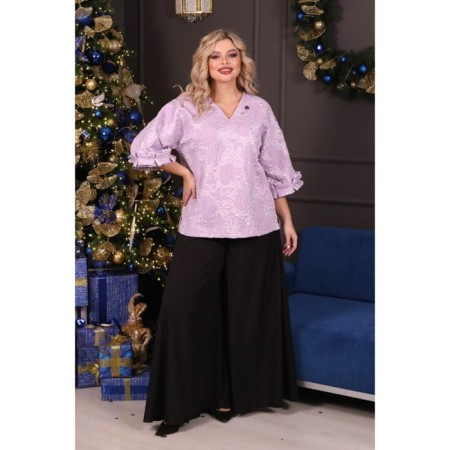 Women's tunic, size 50, lilac color-10