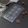 Form for chocolate and sweets "Zigzag", 8 cells, 22 × 11 cm, color transparent color