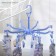 Sushilka for linen suspended share, 41 × 41 cm, 16 clothespins, color mix