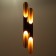 Sconces "bambo" 4he27 Black-gold 60x6x6cm