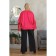 Female suit, size 48, fuchsia color