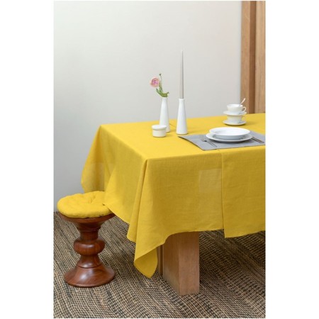 Bustic linen tablecloth bred -colored Essential, size 170x170 cm-4