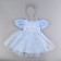 Carnival set "Stylish Princess": rim, blue dress, height 104-110 cm