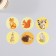Stick Paper "Forest animals" d = 2.5 cm 252 pcs in the roll