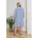 Women's dress, size 58, light blue color