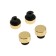 Mirror holder (art. 1189), d = 17 mm, without drilling, color gold, 4 pcs.