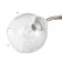 Jamma chandelier 2XE27 40W white-gold 55x26x25 cm Bayerlux