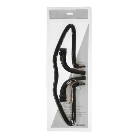 Shoulders with fastening on the headrest, in PVC braids, black-3
