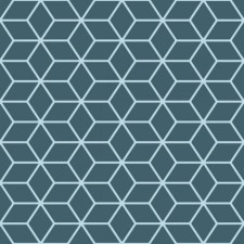 Paper wallpapers, Duplex, C6, Saratov wallpaper, turquoise geometry 0.53*10m.