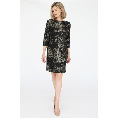 Dress with V-cutting on the back, size 42
