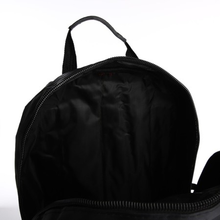A backpack on a zipper with an increase, 65l, 4 outer pockets, black color-8