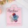 A set of buttons plastic "Flower with a rupture" 0.8x0.8 cm MIX NR 15 pcs 11.2x1.5x7 cm