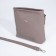 Cross-Bodi Bag on a zipper, the color is gray-beige