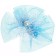 Carnival clamp "Snowflake", blue color
