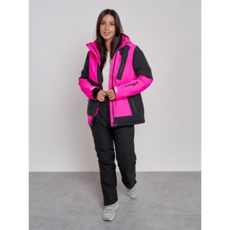 Ski costume female, size 44, pink color-10