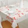 Single “poppies”, 110 × 220 cm, mix drawing tablecloth without the basis