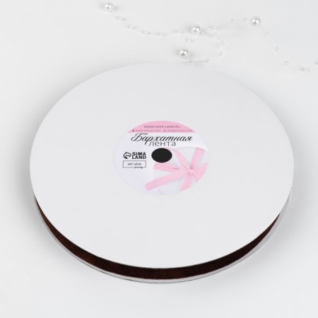 Velvet tape, 15 mm, 18 ± 1 m, brown color No. 119-3