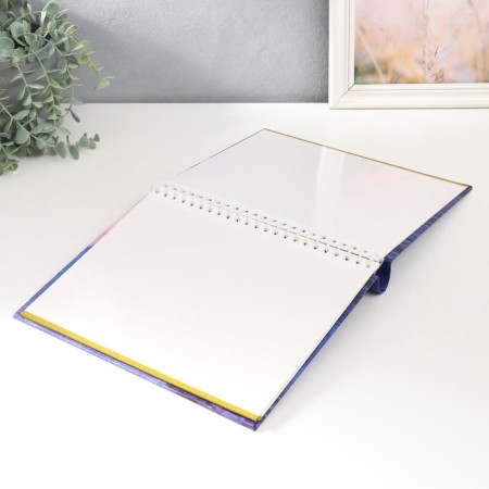 Photo album on 10 magnetic sheets 23x28 cm, int. Cosmo Sketch spiral Milky Way-4