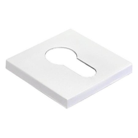 MH-KH-S6 W key cylinder lining on a square outlet of 6 mm, white
