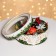 Box for Makarun Tubus with the Window "New Year's Gift" 21 x 21 x 8 cm