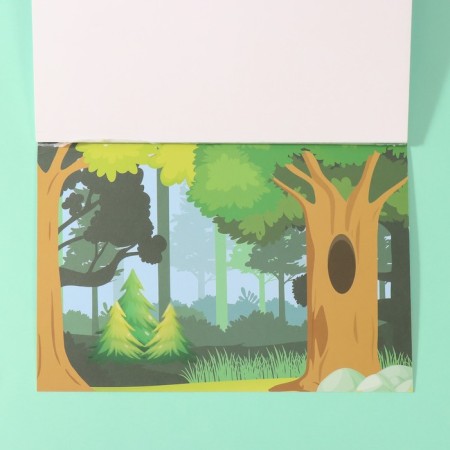 Stickers in the book "Animals" + 5 backgrounds 20.7x14.2 cm-18