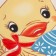 The towel of the Dolyana "Easter chicken" 35x60 cm, 100% HL, the moward 164 g/m2