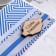 Money envelope "Happy Birthday!" Blue pattern, 19x9 cm