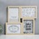 Photo frame MDF in 3 photos 13x18 cm "shaker - smile" 36x34x2 cm