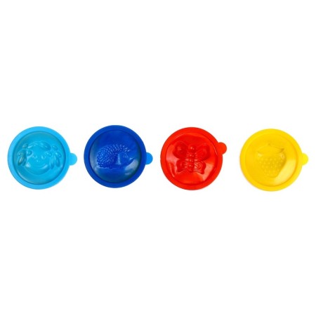Modeling dough 4 colors, in banks, 70 gr.-3