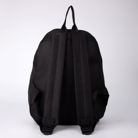 School youth backpack, lightning department, n/pocket, “cat”, black, 33x13x37-8